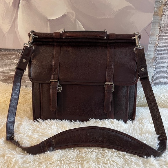 Accessories Pelle Studios Vintage Wilson Leather Briefcase Poshmark